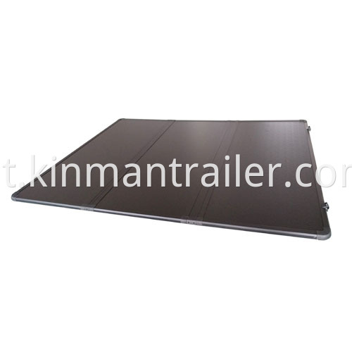 truck bed top hard solid tri-fold tonneau cover
